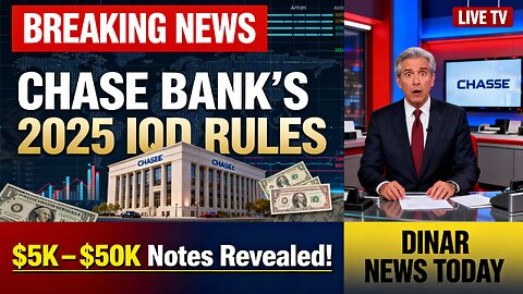 Chase Bank’s 2025 IQD Rules $5K–$50K Notes Revealed!⚡ 💥 Iraqi Dinar News!