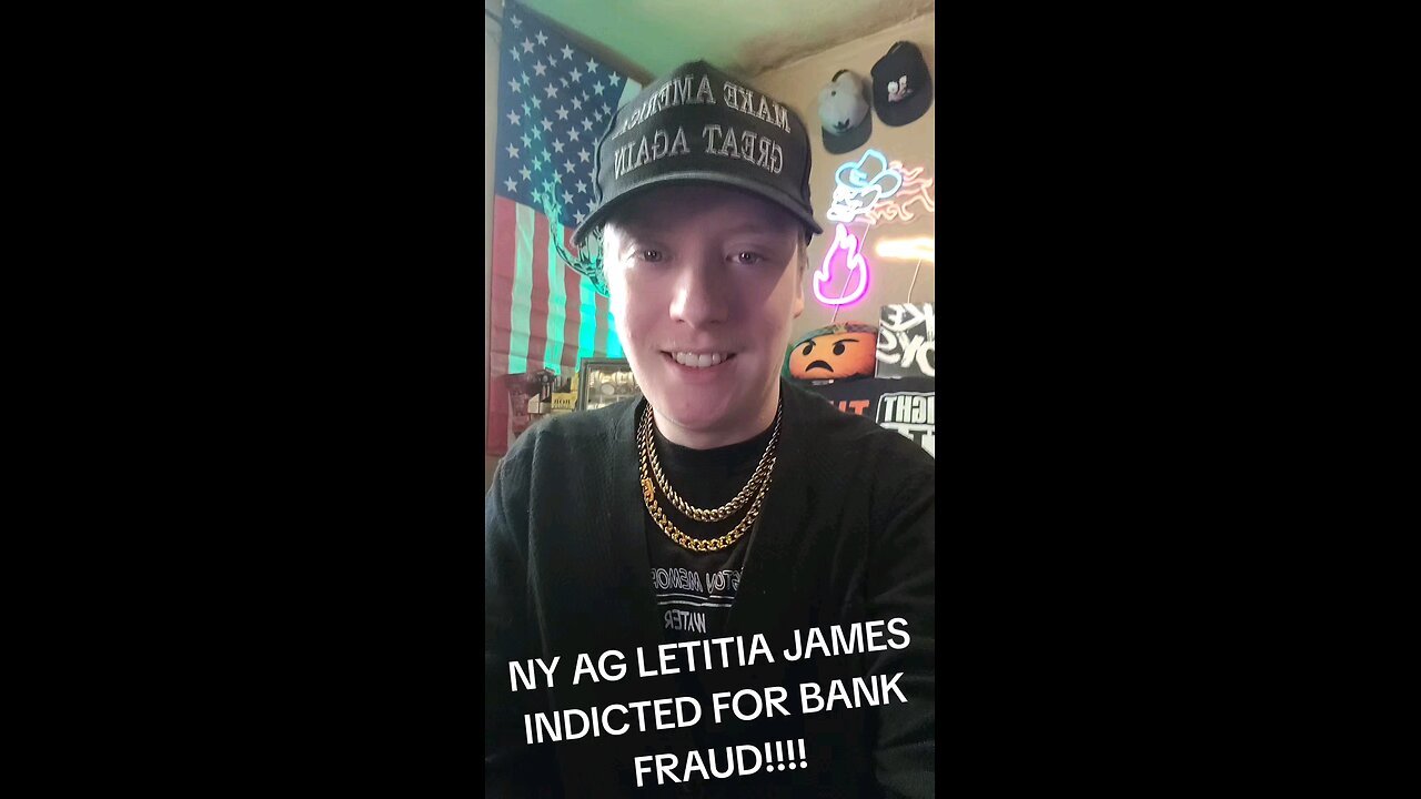 NY AG LETITIA JAMES INDICTED FOR BANK FRAUD!!!!
