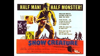 Highlights OfThe Snow Creature (1954) Abominable Snowman Terror