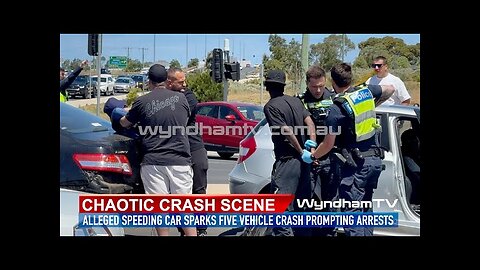 Chaotic Crash Scene - Hoppers Crossing