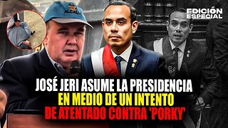 #EnVivo José Jerí asume la presidencia en medio de intento de atentado contra 'Porky'