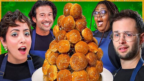 Try Guys Bake Croquembouche Without A Recipe-#16