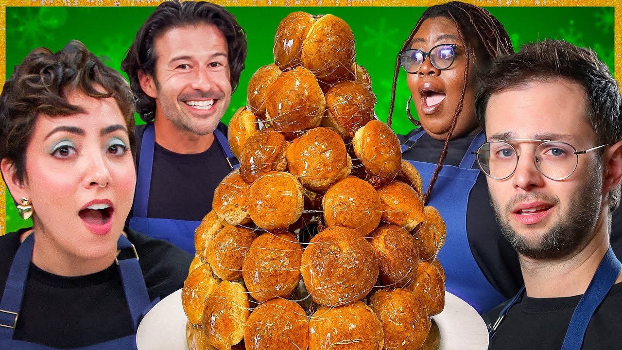 Try Guys Bake Croquembouche Without A Recipe-#16