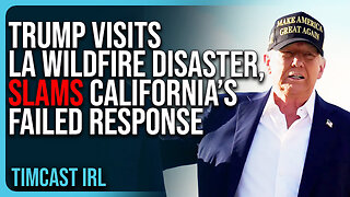 Trump Visits LA Wildfire Disaster, SLAMS California’s FAILED Response