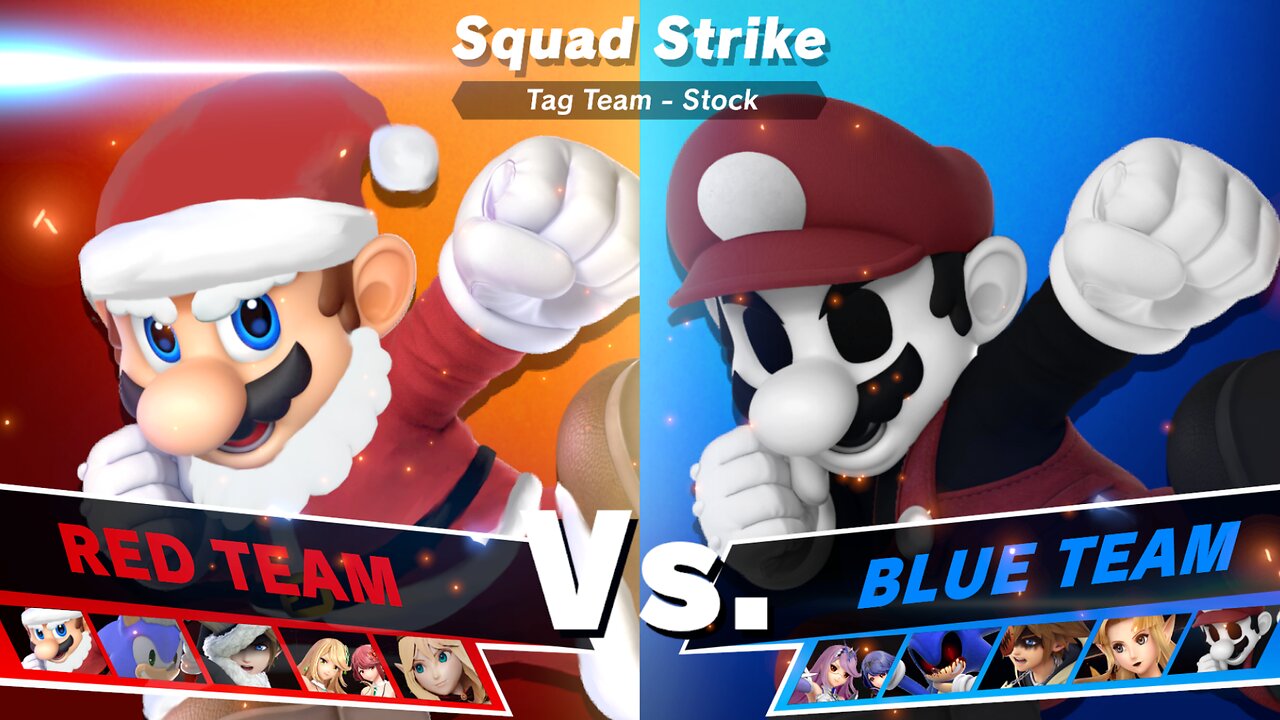 Team Halloween vs Team Christmas (2025) Round 1 - SSBU Squad Strike Quickie