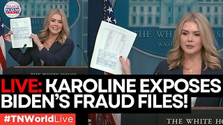 WHITE HOUSE LIVE: SHOCKING! Karoline Shows Biden’s Fraud Files—Musk & DOGE Sound the Alarm!