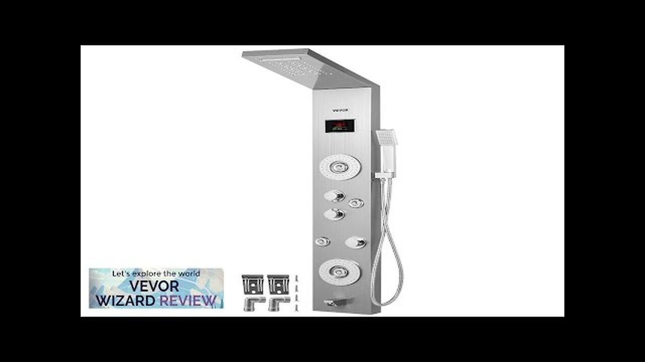 VEVOR 6 in 1 LED Shower Panel Tower System Rainfall and Mist Review