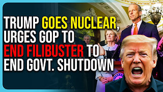 Trump Goes Nuclear, Urges GOP To End Filibuster To End Govt. Shutdown