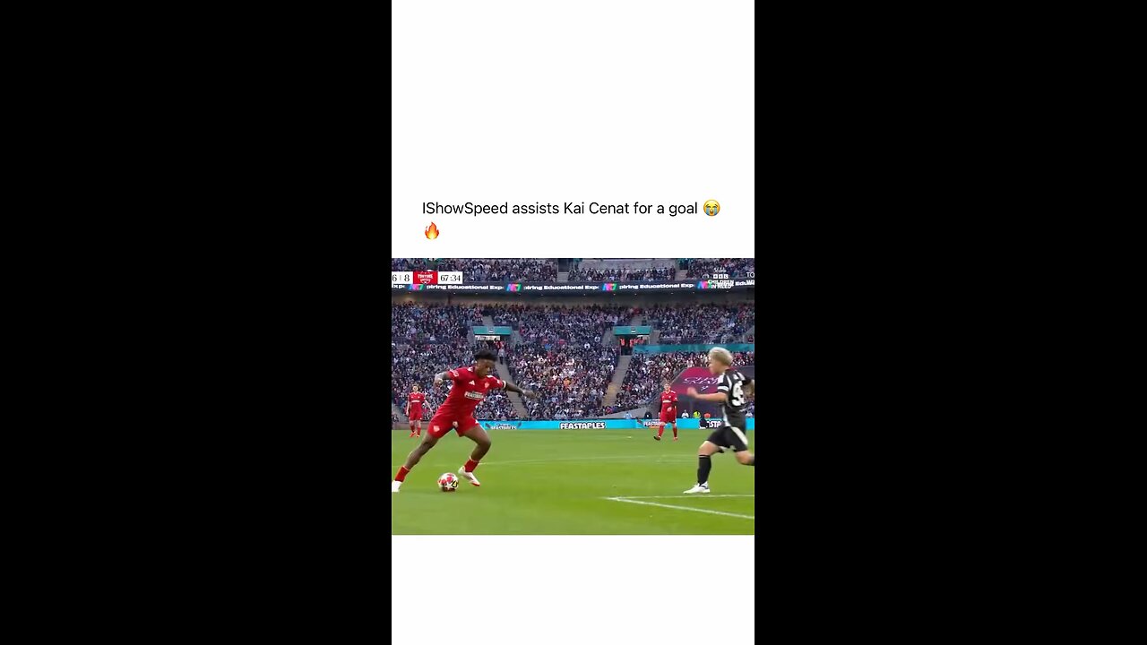 IShowSpeed assists Kai Cenat for a goal 😭🔥🥅