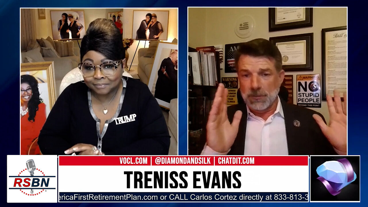 Diamond & Silk | "J6 PARDONED" Treniss Evans, Richard “Bigo” Barnett and JD Rivera - 3/26/25