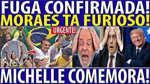 bomba! ACABA DE FUGIR PARA ESPANHA! MORAES E LULA EM PÂNICO! MICHELE COMEMORA CRESCIMENTO!