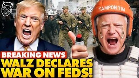 Minnesota Gov. Tim Walz Declares ‘WAR’ on Federal Government After Attacks on ICE | Trump Warns…