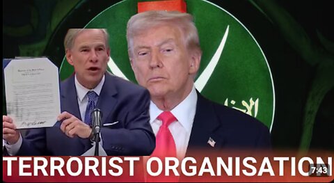 Wonderful news Trump & Texas governor labels Muslim Brotherhood, CAIR as foreign terrorist group