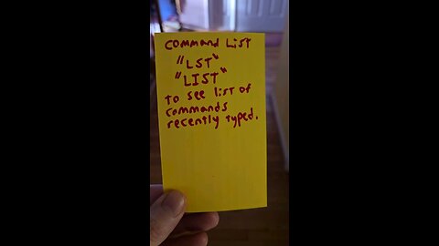 Command List And Filter Animation