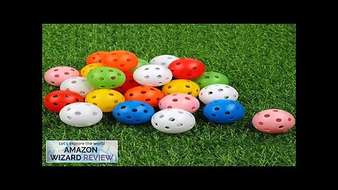 Joyberg Practice Golf Balls 24 Pack 42mm Plastic Golf Balls Practice Golf Review