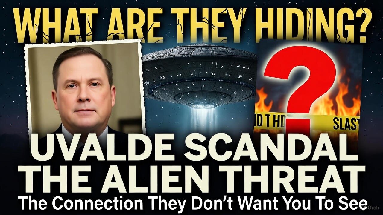 Uvalde Cover-Up: Congressman's Lover Dies in Mysterious Self-Immolation - Alien Threat Is Real?