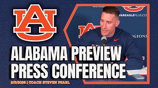 Auburn Basketball HC Steven Pearl Previews Alabama Game | Full Press Conference