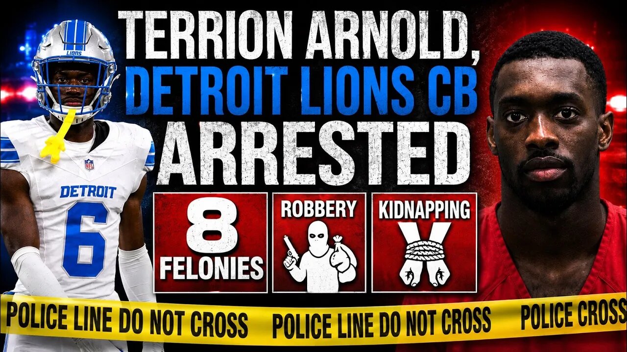 The INSANE Investigation and ARREST of Detroit Lions CB Terrion Arnold. Facing LIFE in Prison?