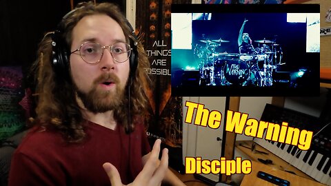 WARNING! New Disciple in the making! Reaction to Disciple from The Warning (Live Pepsi Center CDMX)