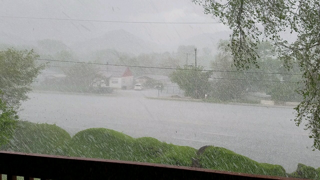 Hail of a storm