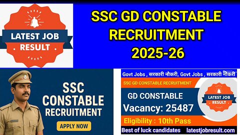ssc gd constable recruitment