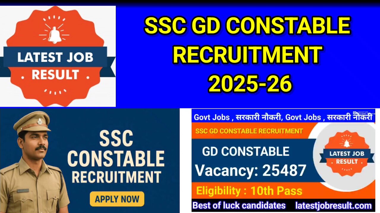 ssc gd constable recruitment