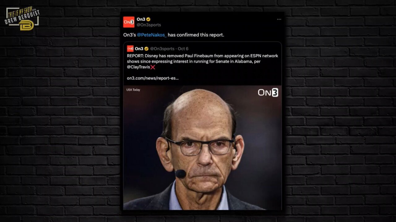 ESPN Faces Backlash for Silencing Conservative Broadcaster | Drew Berquist