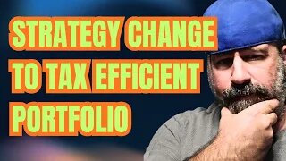 Strategy Change to Tax Efficiency Portfolio