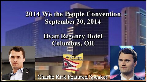 20 Year Old Charlie Kirk Speaks at the 2014 WTPC
