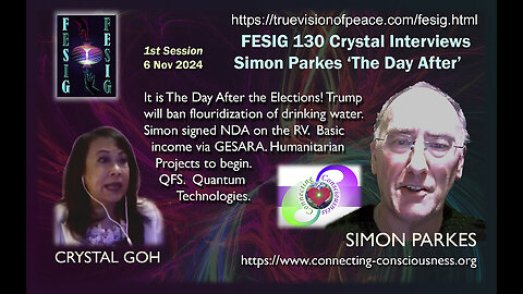 [2024-11-14] FESIG 130 Crystal Interviews Simon Parkes ‘The Day After’