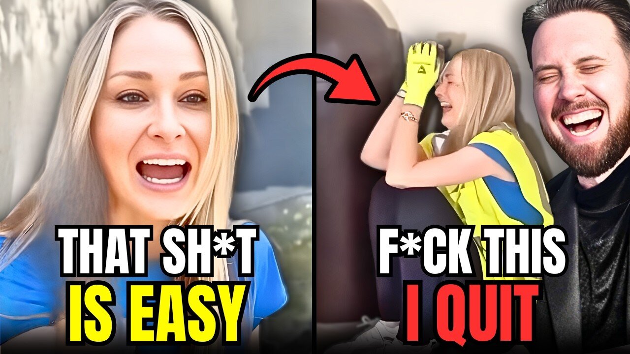 Feminist Tries A Man's Job & Instantly REGRETS It