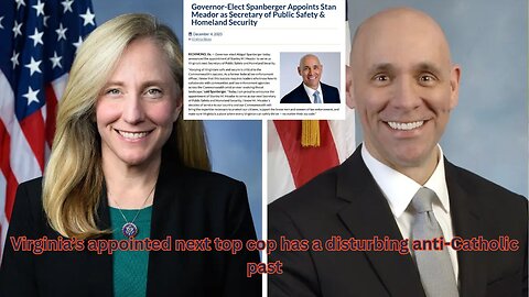 Virginia's next top cop is known for using the FBI to investigate Catholics as hate groups