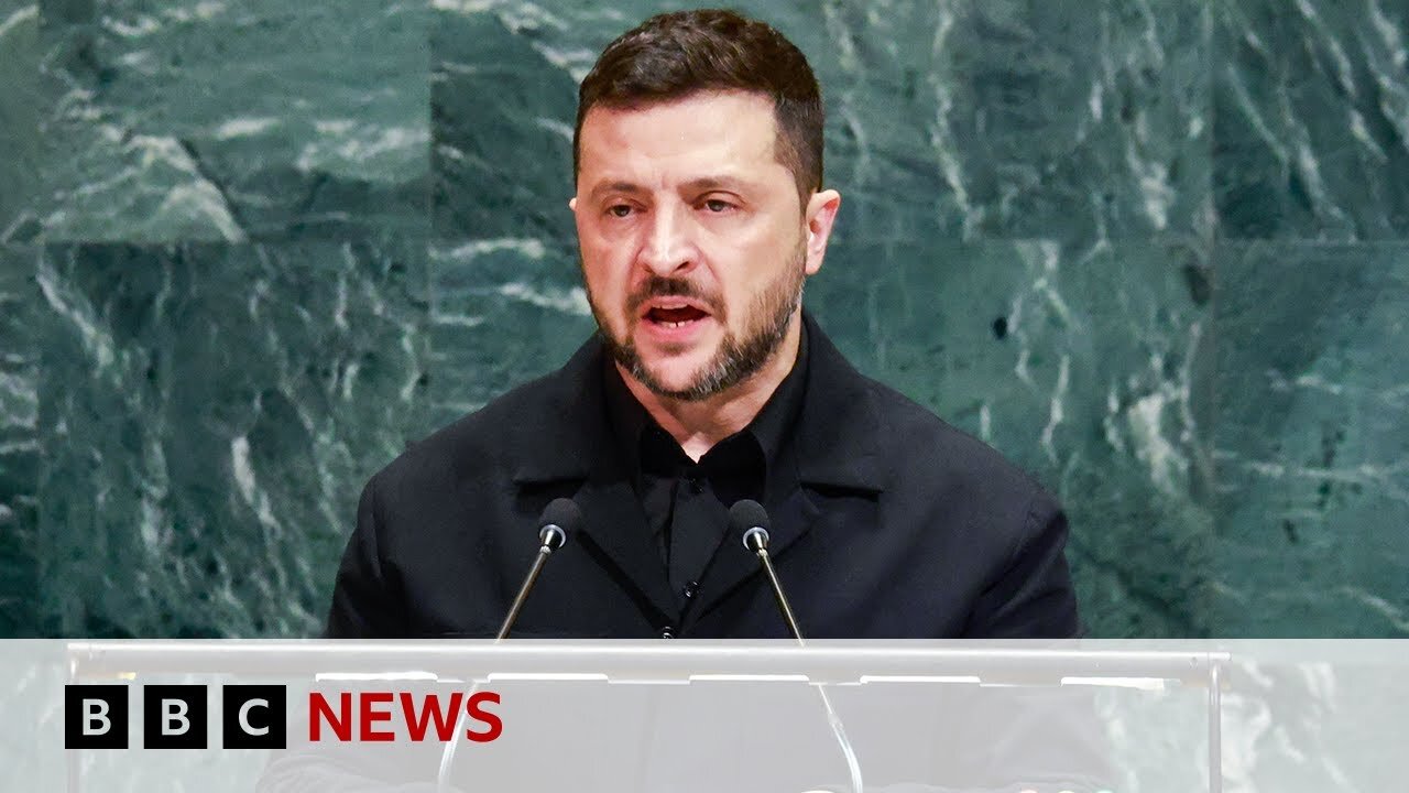 Russia will expand aggression beyond Ukraine if not stopped, President Zelensky warns | BBC News