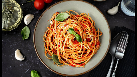 Receita de espaguete italiano