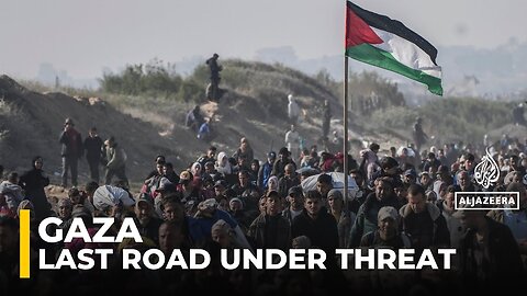 Gaza’s last lifeline road under threat as Israeli forces advance