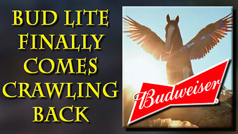 Bud Light Bends The Knee To Men Again - It Was Only A Matter Of Time...And Money