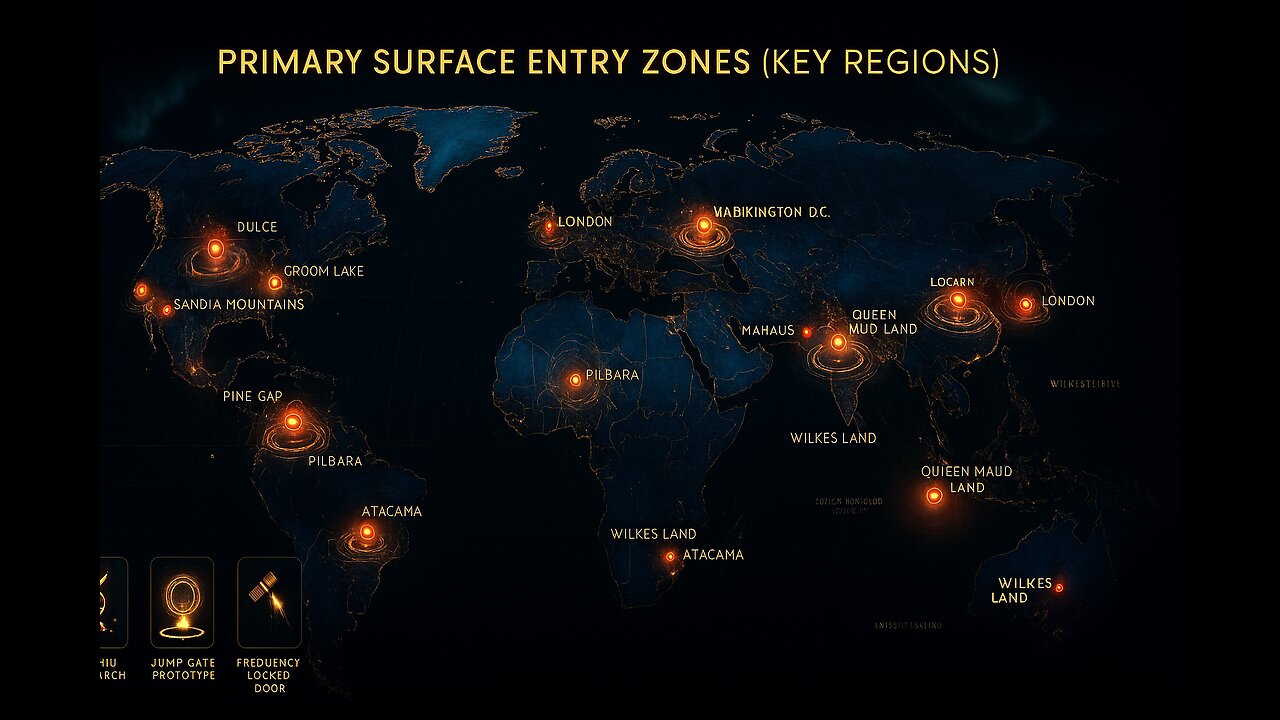 Where are the surface entries to the SSP facilities?