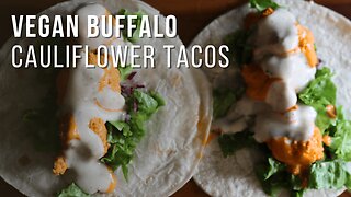 Vegan Buffalo Cauliflower Tacos