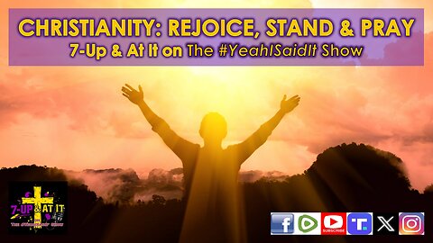 WORD OF THE DAY: ROMANS 12:12 - CHRISTIANITY: REJOICE, STAND, & PRAY