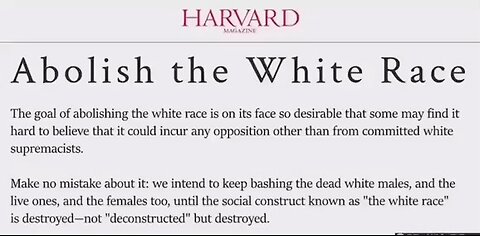 Horror: Public calls for White genocide