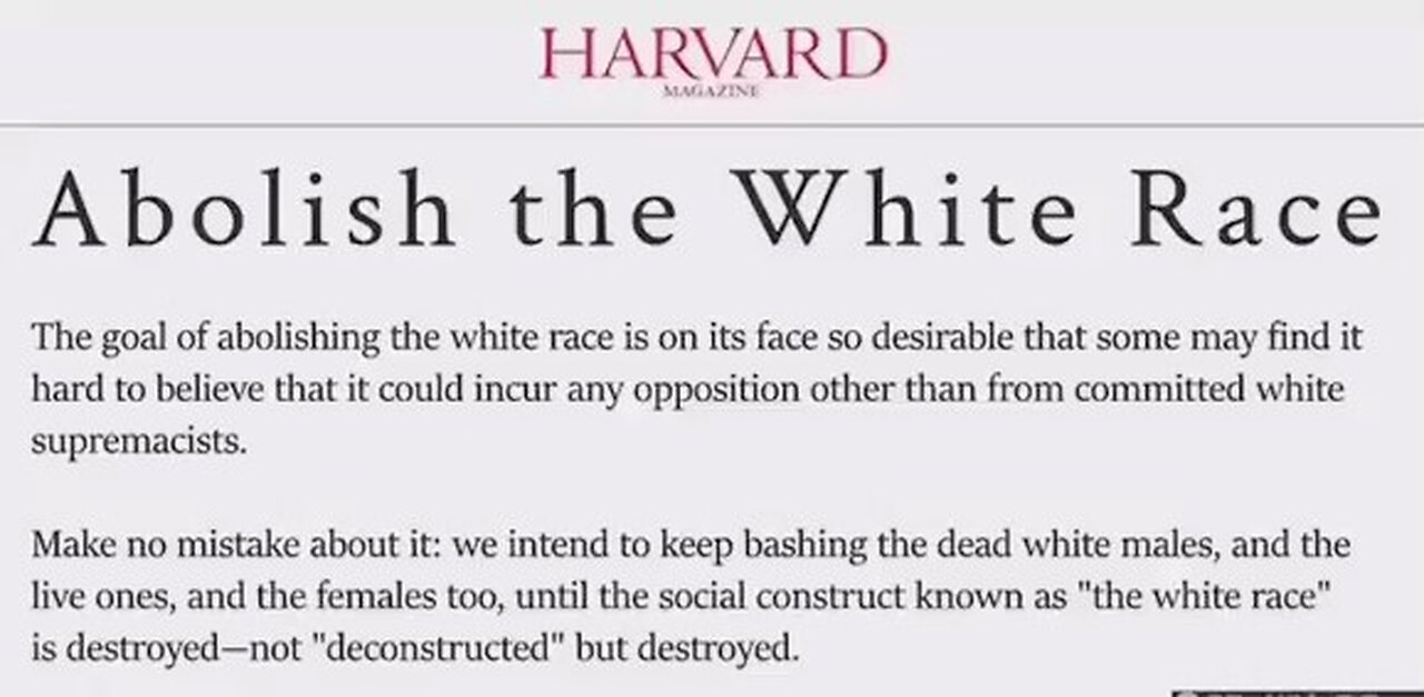 Horror: Public calls for White genocide