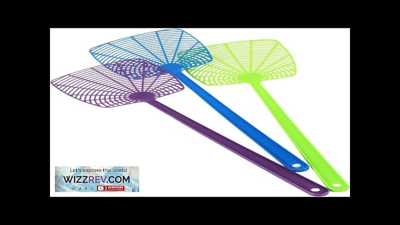 Chef Craft Select Fly Swatter Set 18 inch 3 piece set Purple/Green/Blue Review