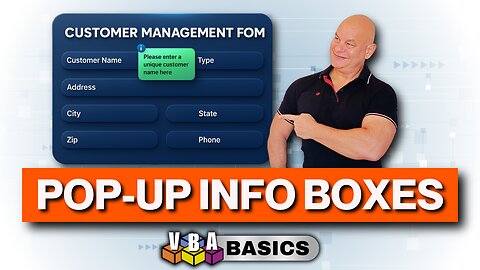 STOP Using Message Boxes — Use These Pop-Up Tips Instead!