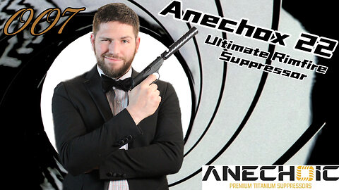 Anechoic 22 Suppressor & Walther PPK/s 22lr | James Bond Setup