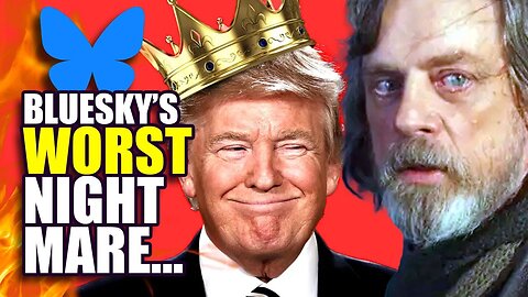 Trump Joins BlueSky to TROLL. BlueSky Users Mass BLOCK the White House. | Clownfish TV