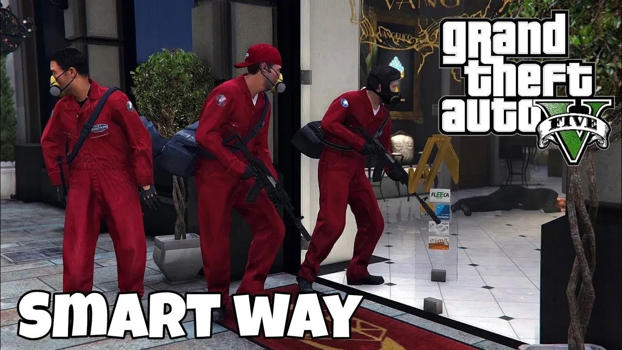 WE ROB THE JEWEL STORE! GTA 5 Story Mode (Smart Approach) Part 6