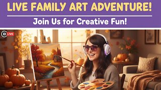 🖌 [Family-Friendly] Live Painting Stream! Fall Leaves Painting 🍂