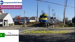 The return of the Ronkonkoma Z trains on the Long Island Railroad!