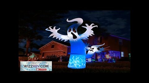 Toodour 8 FT Halloween Inflatables Outdoor Decorations Ghost Blow Up Yard Review