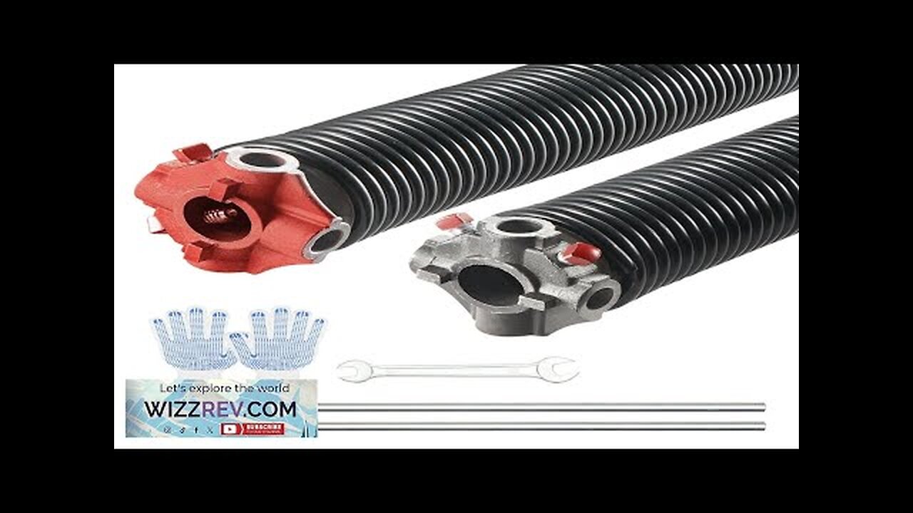 VEVOR Garage Door Torsion Springs 16000 Cycles Pair of 0.25 x 2 Review